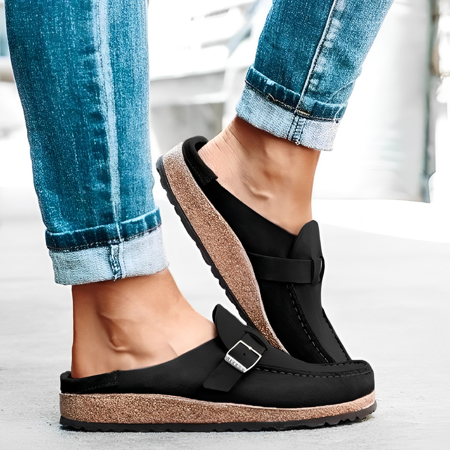 Mariah™ Ortho Comfort Leather Mules