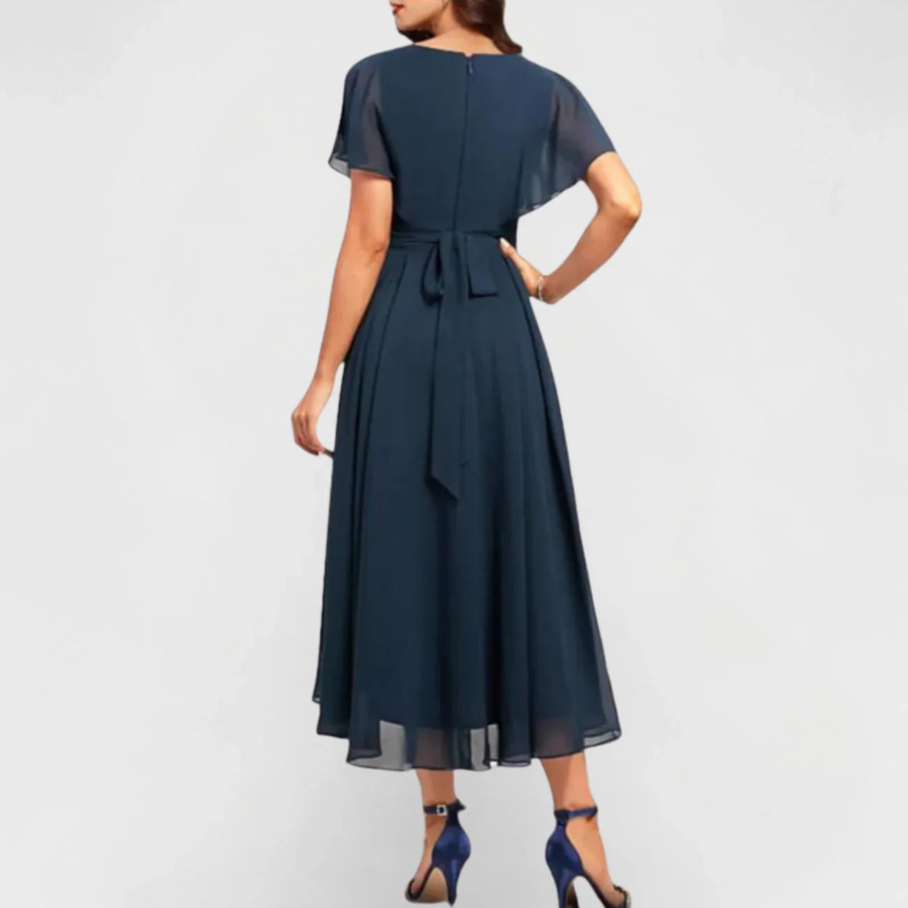 Clara V-Neck A-Line Dress