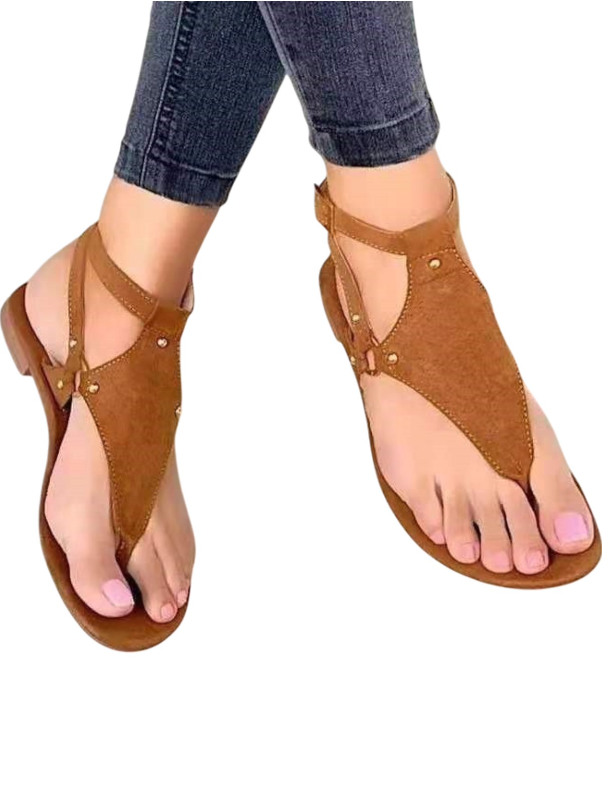 Stella™ Casual Studded Thong Sandals