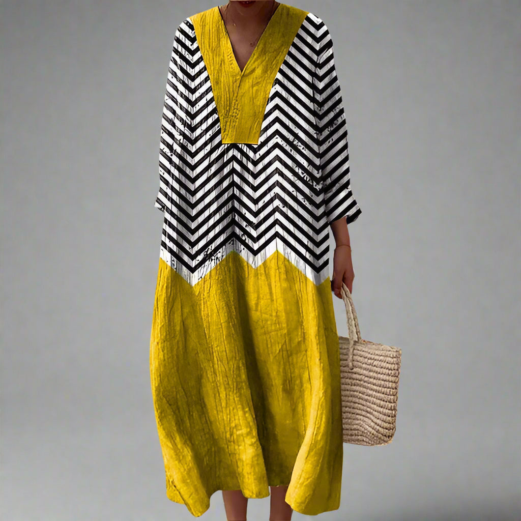 Ainsley™ Elegant Geometric Dress