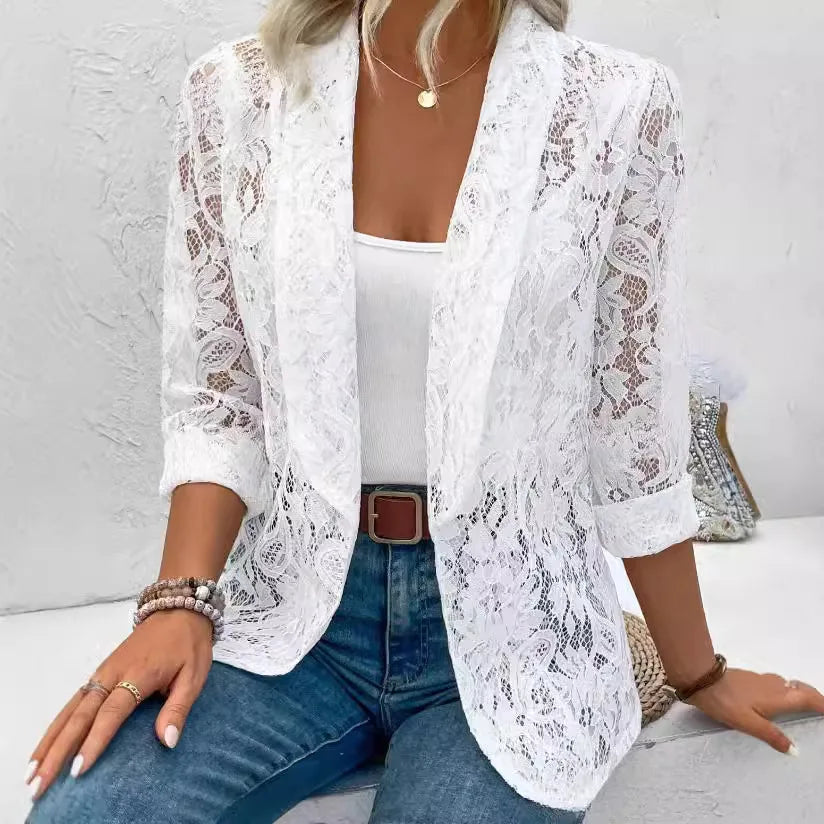 Dee™ Stylish blazer with floral print