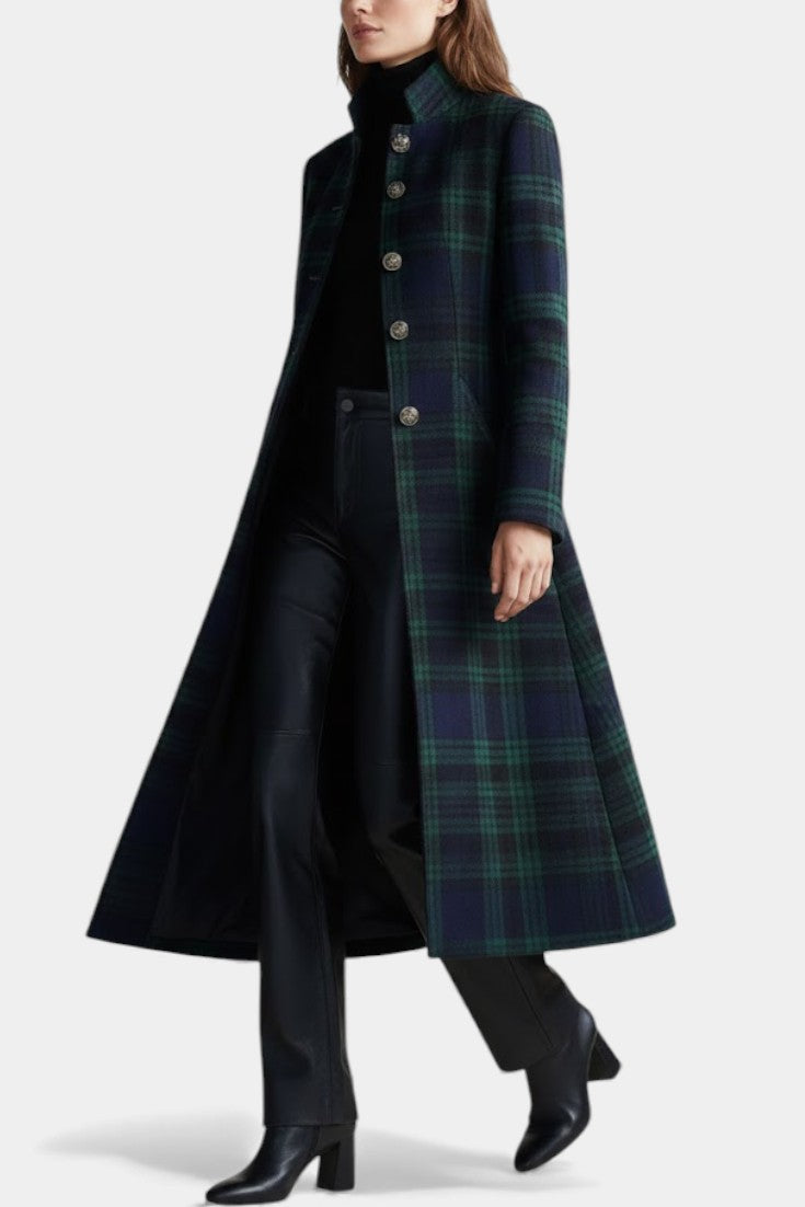 Audrey | Timeless Plaid Elegant Coat