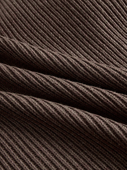 Niena | Classic Pleated Knit Midi Dress