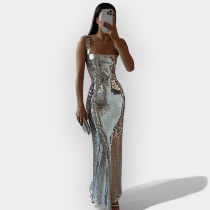 Shimmering Maxi Dress