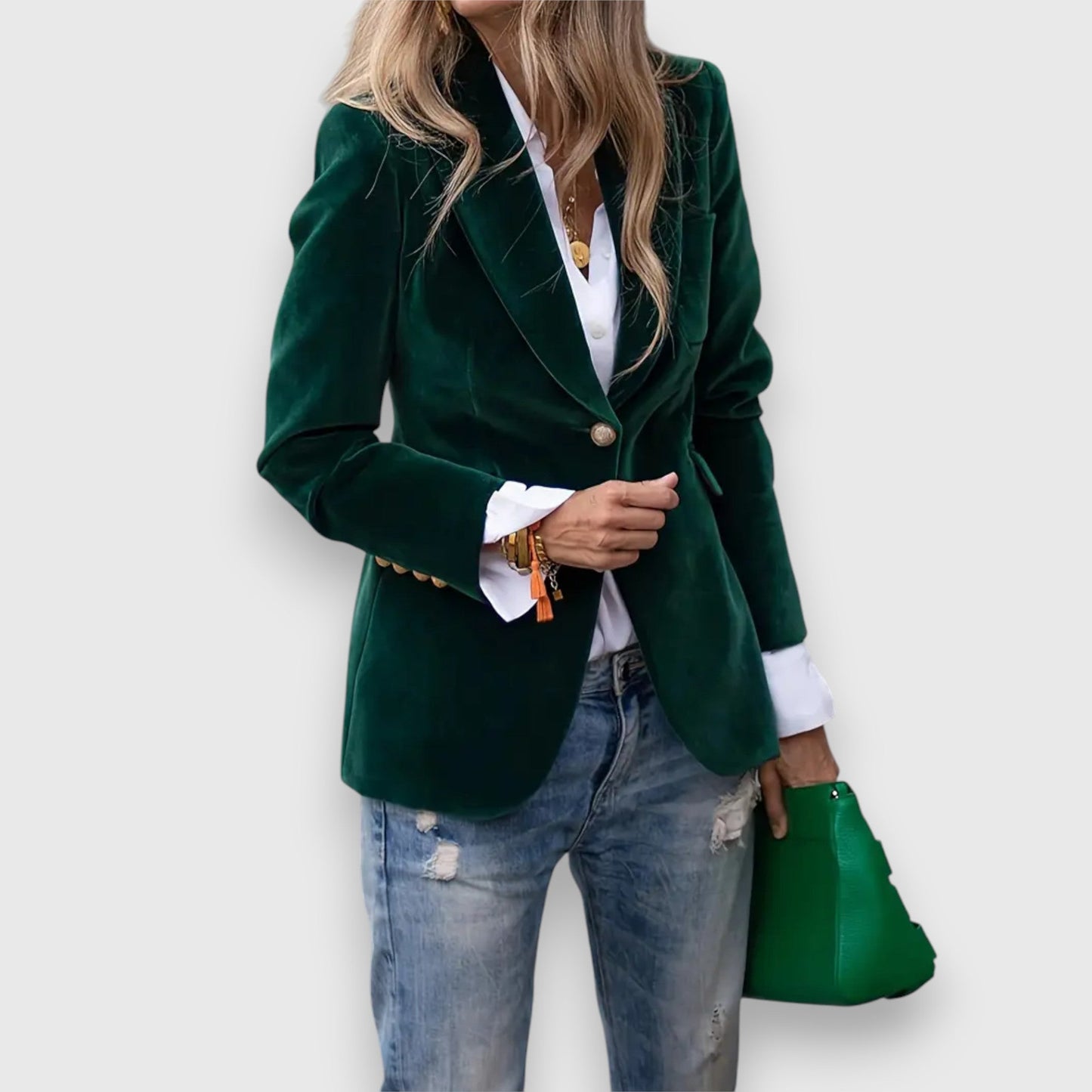 Lizzy™ Chic suede blazer