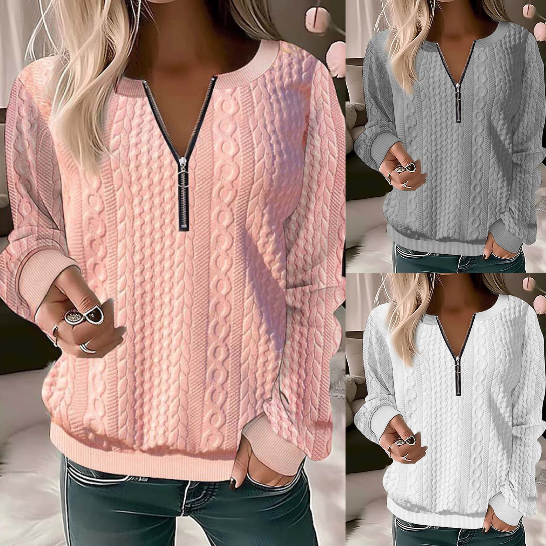 Ivy™ Elegant women's v-neck sweater