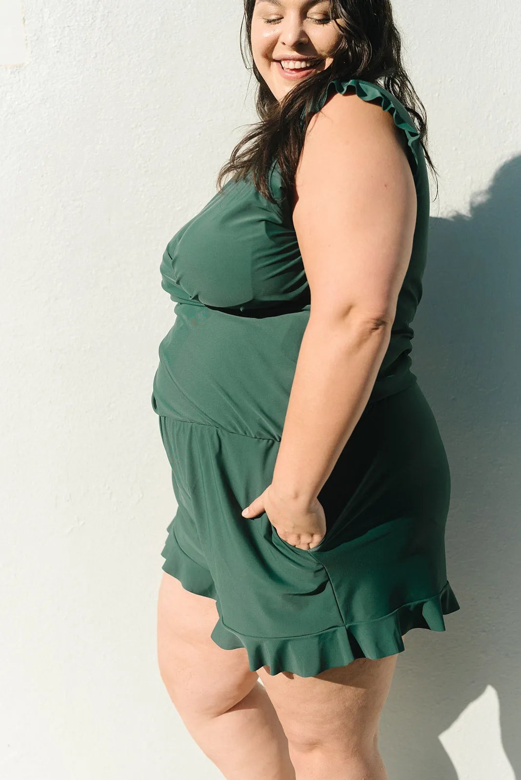 Alivia™ Sculpt & Support Ruffle Swimsuit