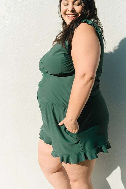 Alivia™ Sculpt & Support Ruffle Swimsuit