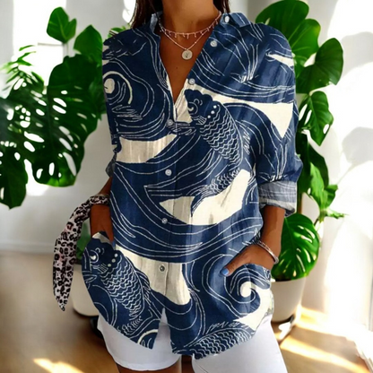 Carla™ Stylish Button-Down Shirt