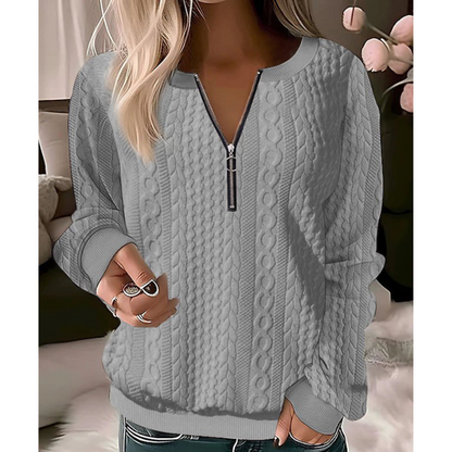 Ivy™ Elegant women's v-neck sweater
