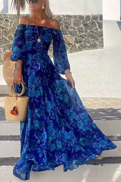 Calista™ Floral Off-Shoulder Maxi Dress