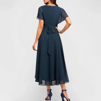 Clara V-Neck A-Line Dress