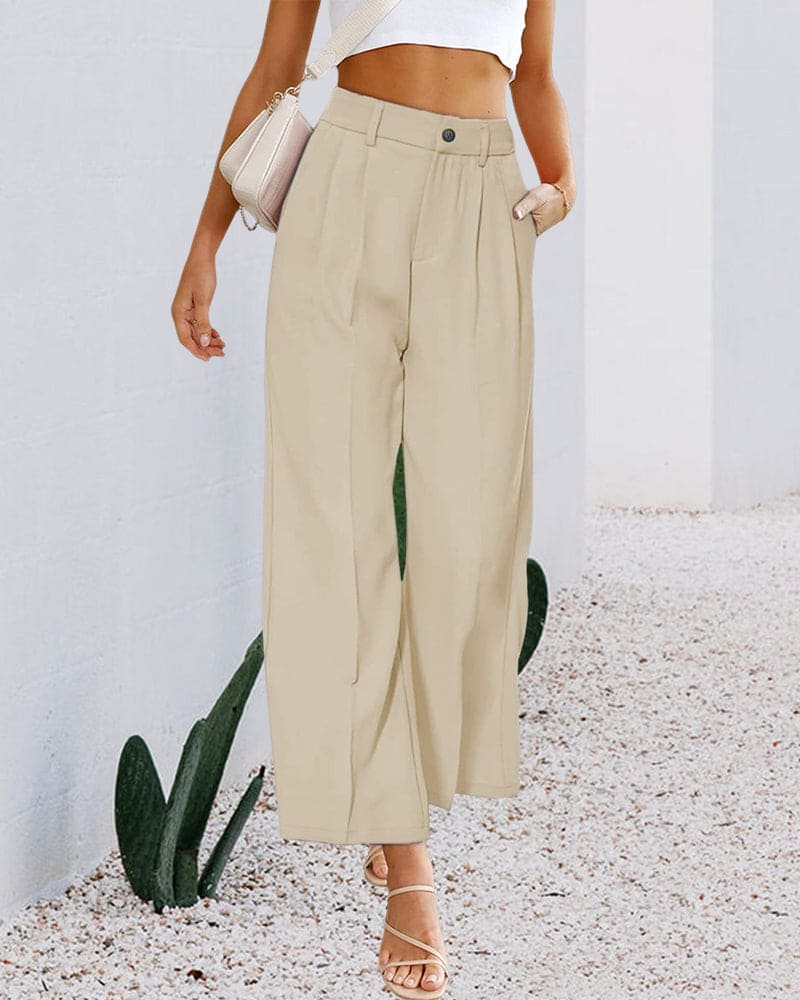High-waisted trouser