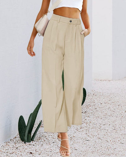 High-waisted trouser