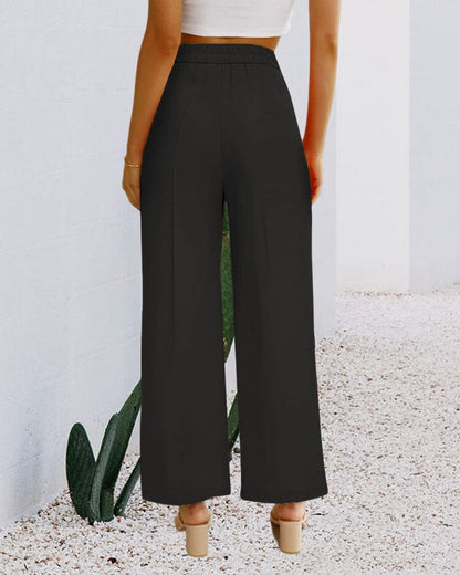 High-waisted trouser