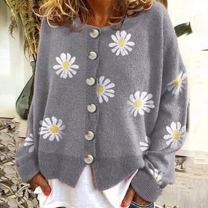 Angel™  Cute Cardigan With Daisies