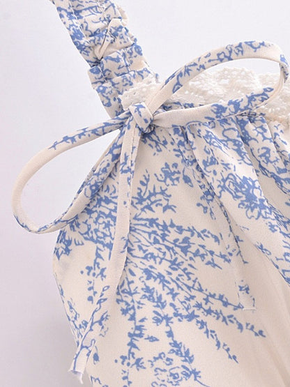 Ember Blossom Breeze Floral Cami Top