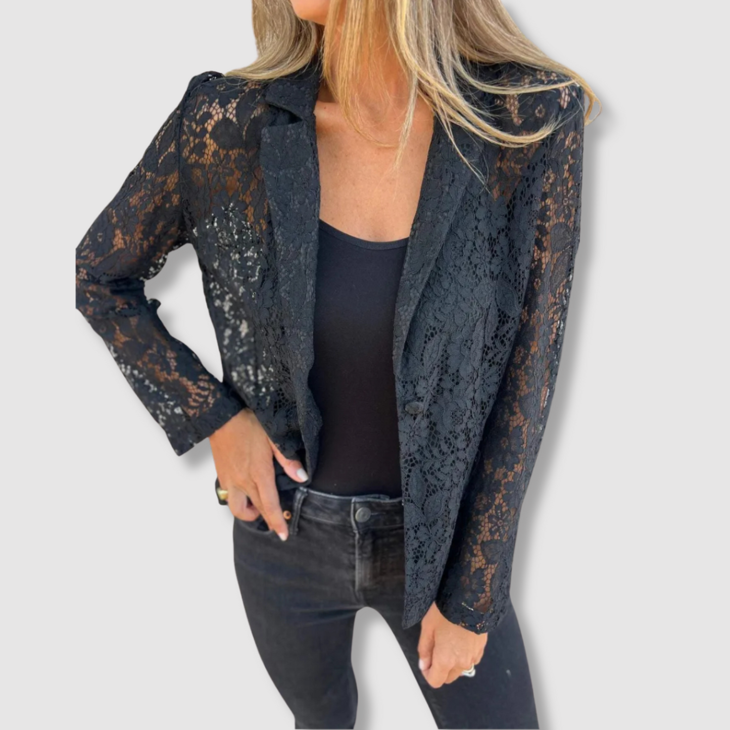 Dee™  Stylish blazer with floral print