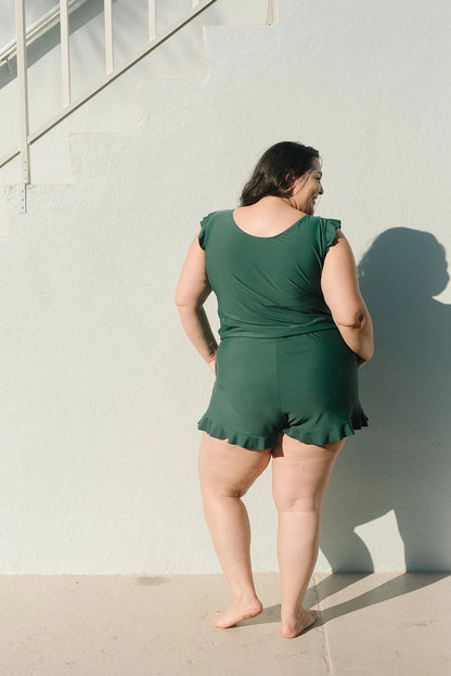 Alivia™ Sculpt & Support Ruffle Swimsuit