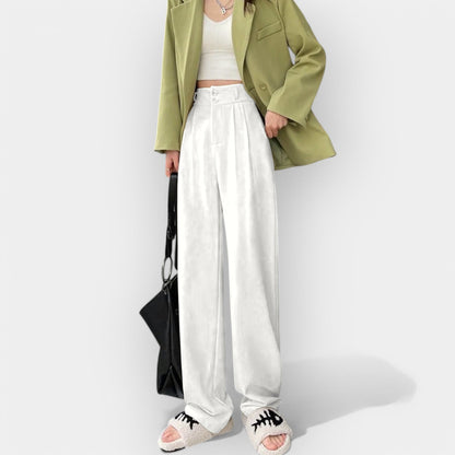 Korean-Inspired Wide-Leg Trousers