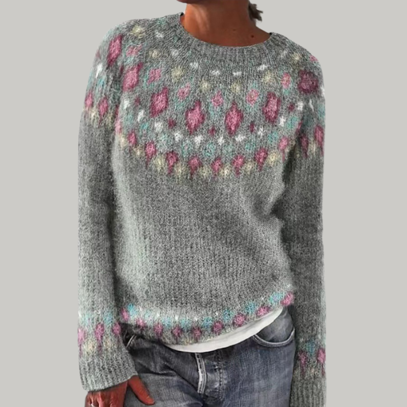 Candace™  Patterned Knit Sweater