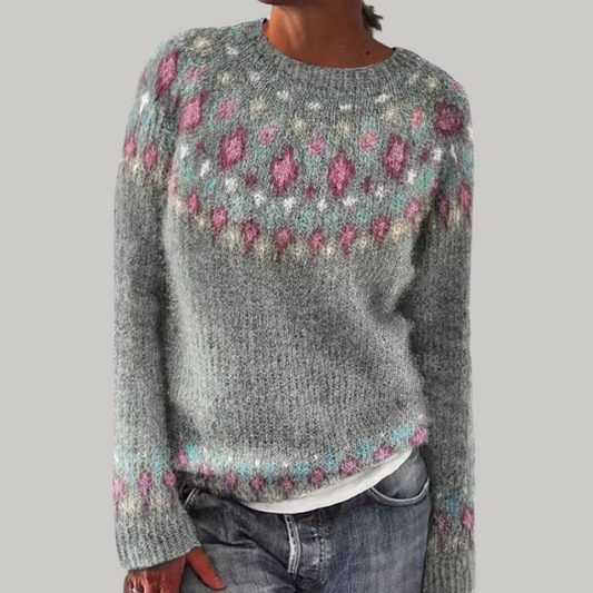 Candace™  Patterned Knit Sweater