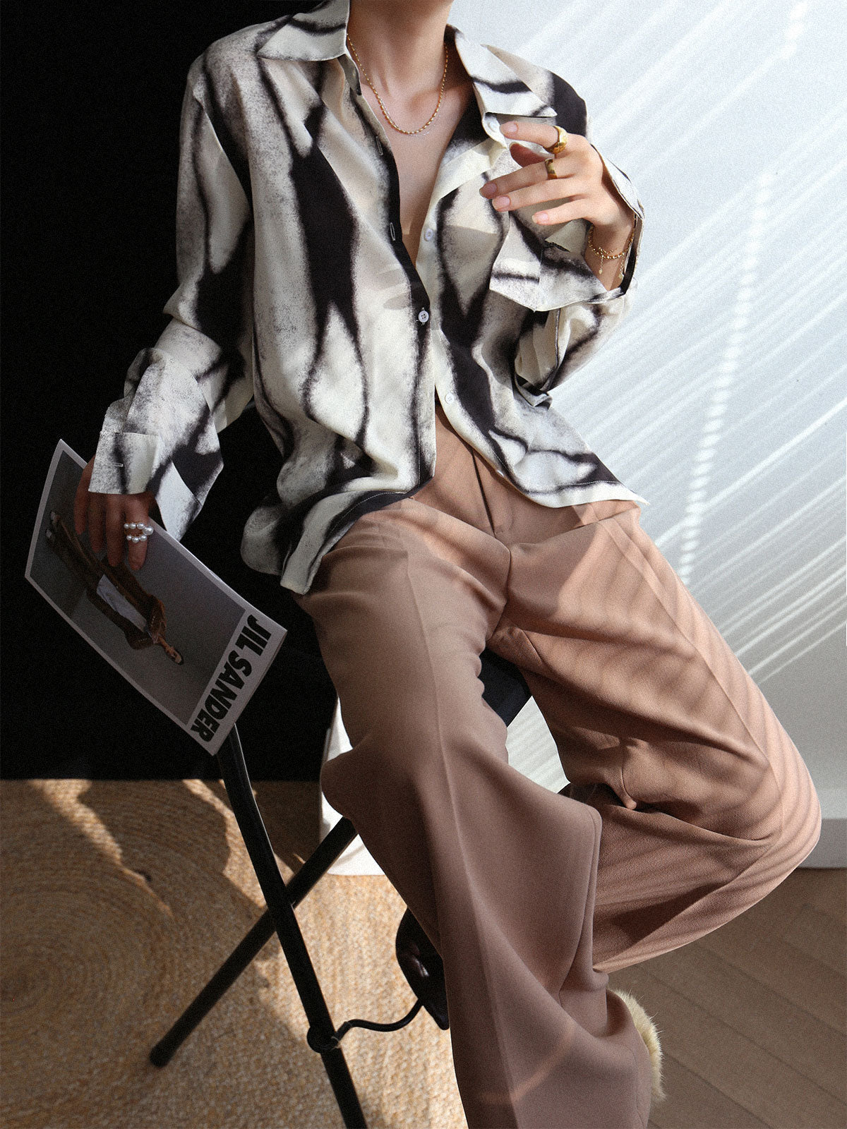 Fiora Oversized Tie-Dye Shirt