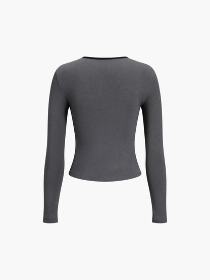 Seren French Long Sleeve Flow Top