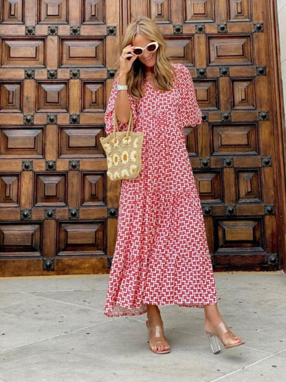 Luna Bohemian-Style Maxi Dress