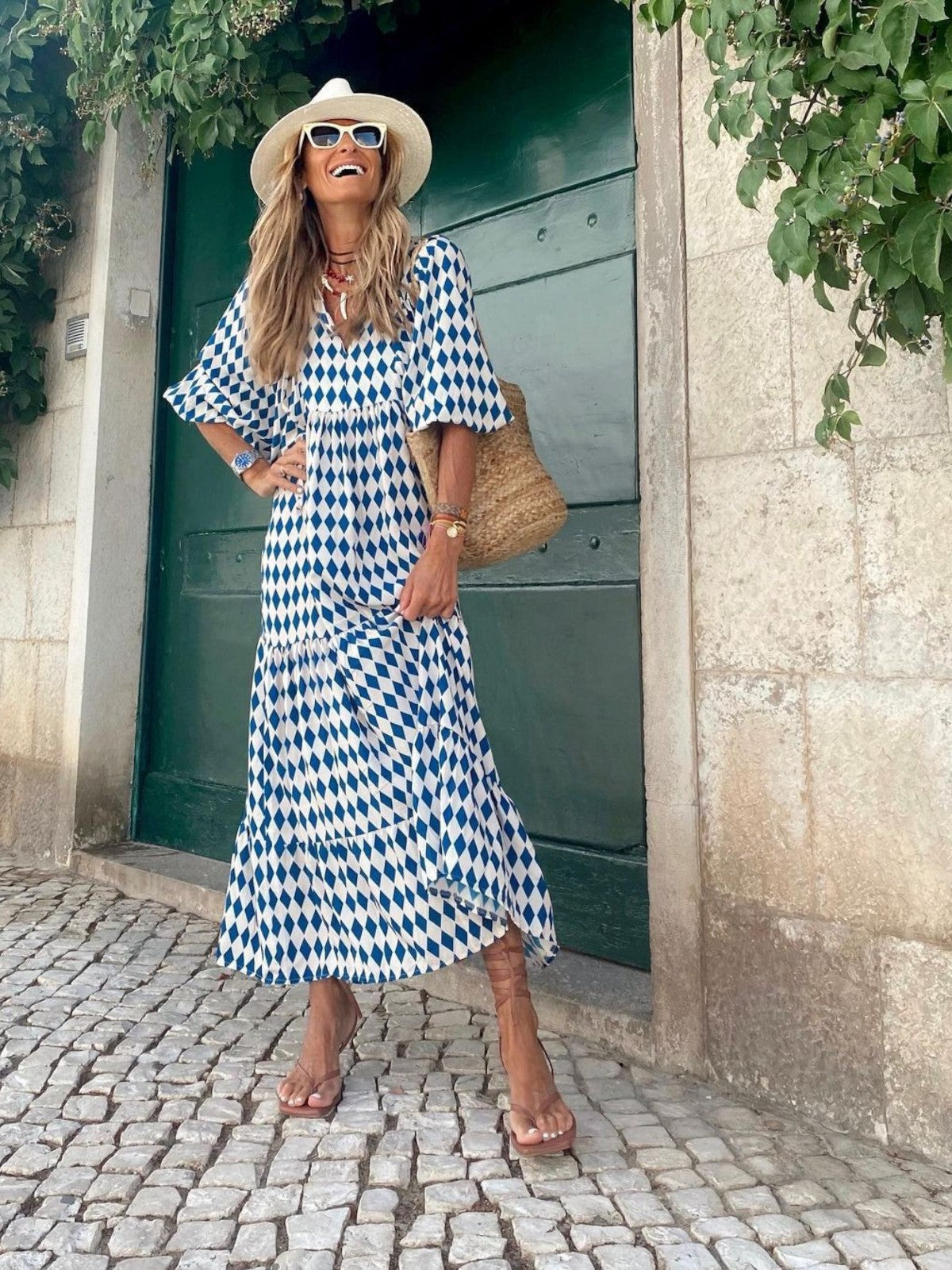 Luna Bohemian-Style Maxi Dress