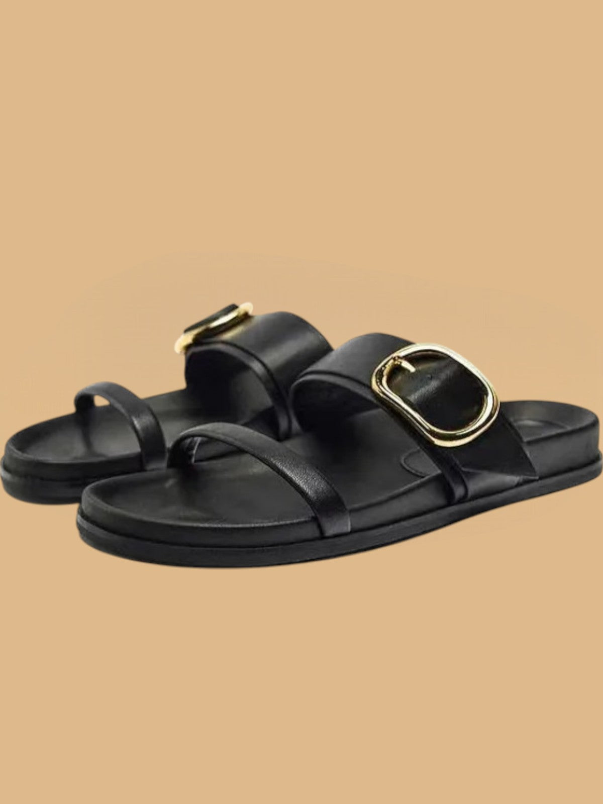 Akaso™ Vegan Leather Strap Sandals