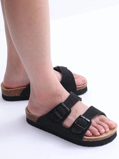 Orado™ Suede Cork Sole Sandals