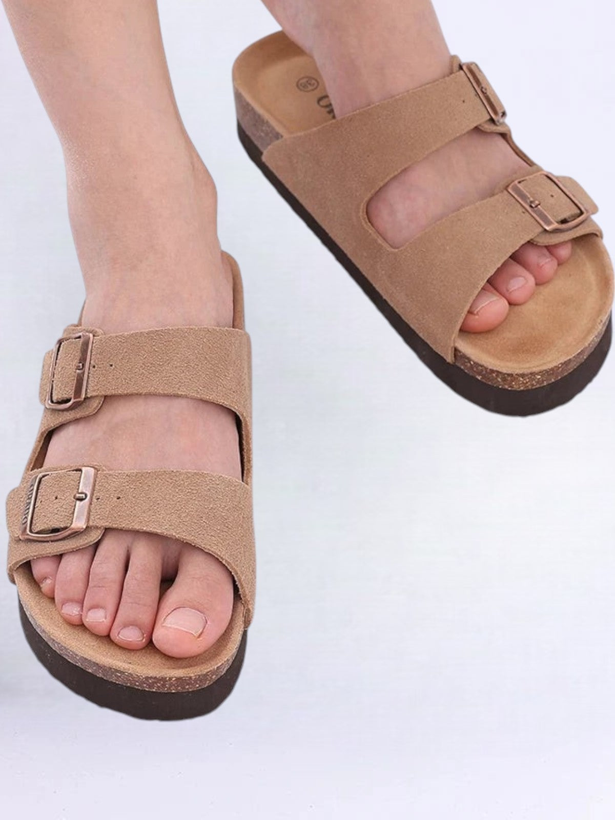 Orado™ Suede Cork Sole Sandals