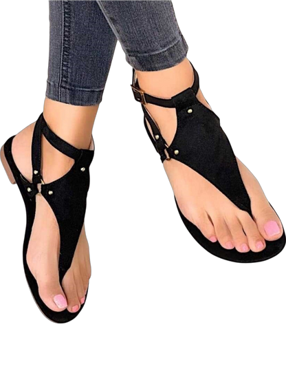 Stella™ Casual Studded Thong Sandals