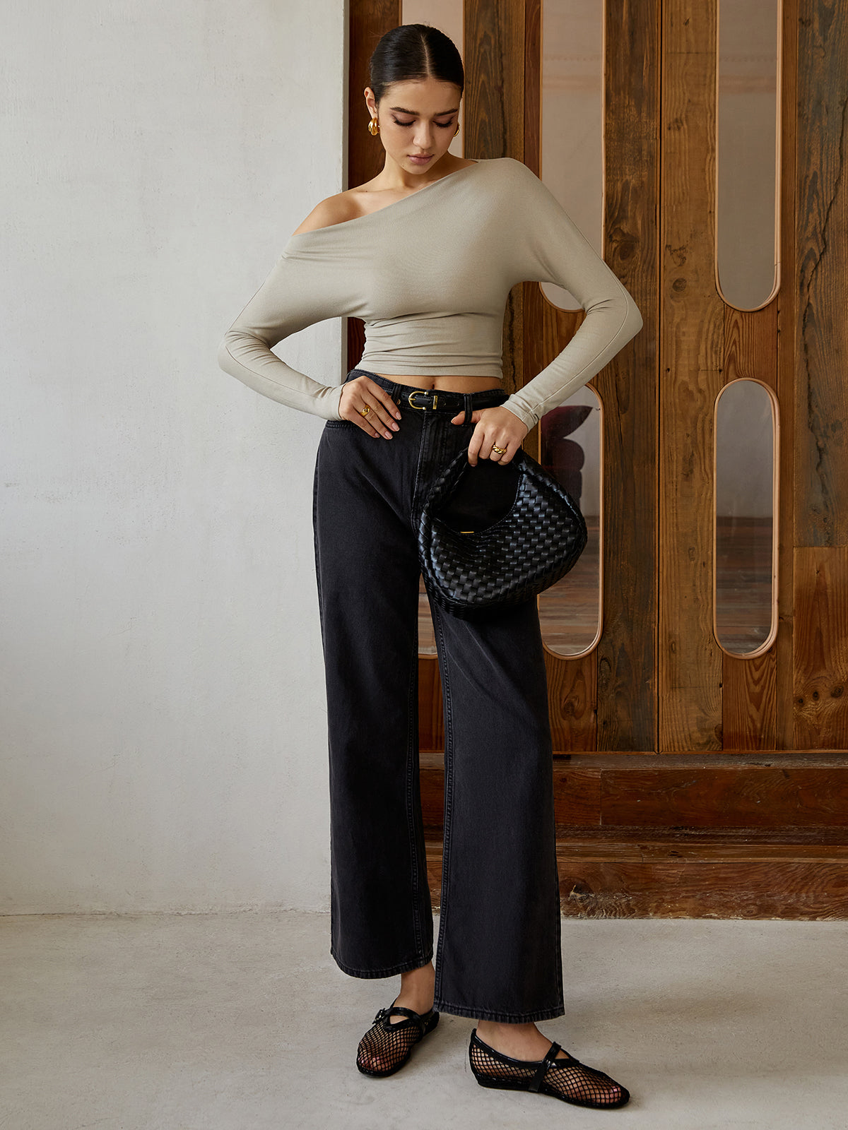 Ava Cold Shoulder Long Sleeve Tee