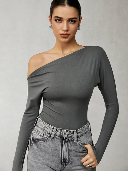 Ava Cold Shoulder Long Sleeve Tee