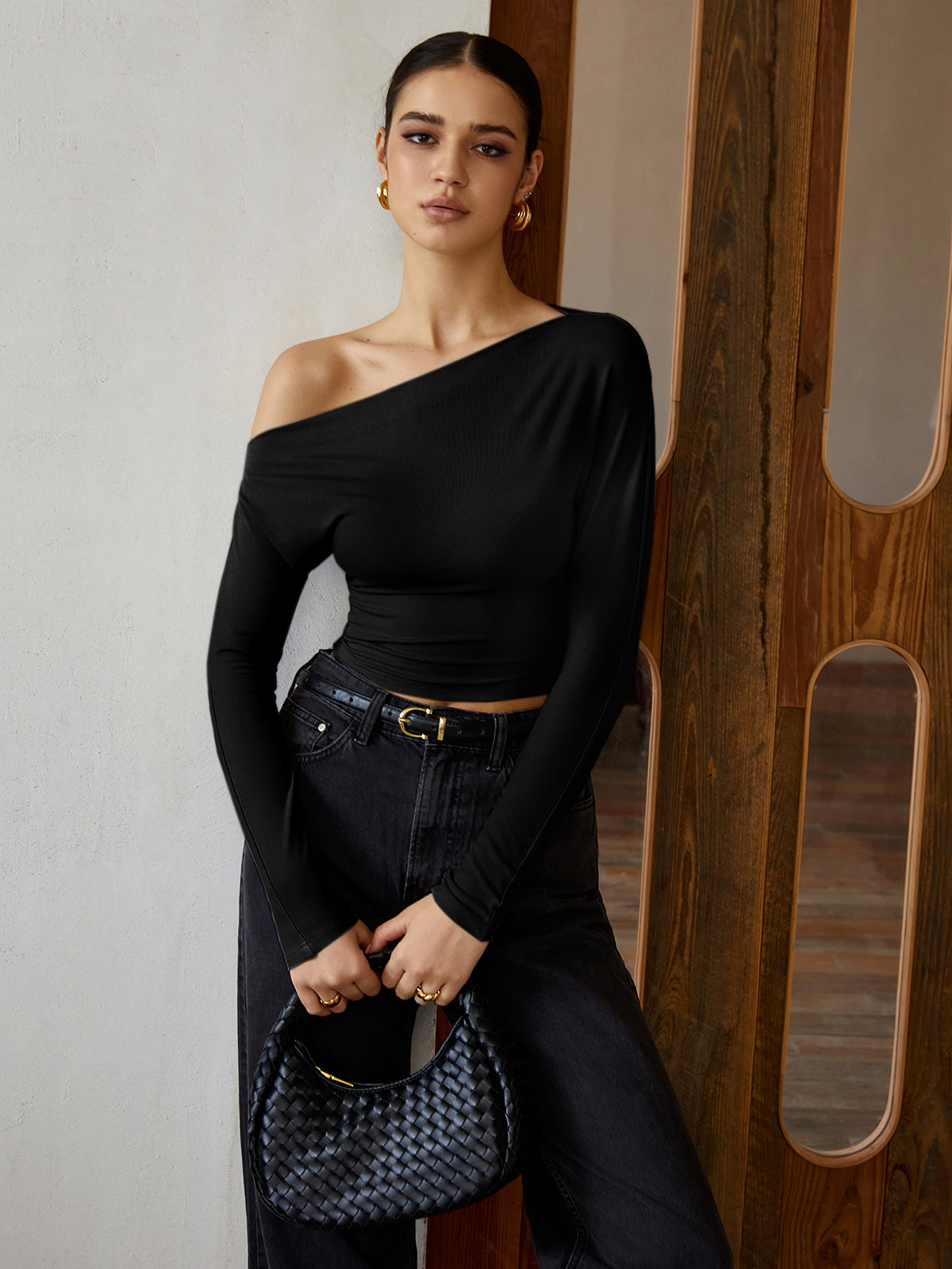 Ava Cold Shoulder Long Sleeve Tee