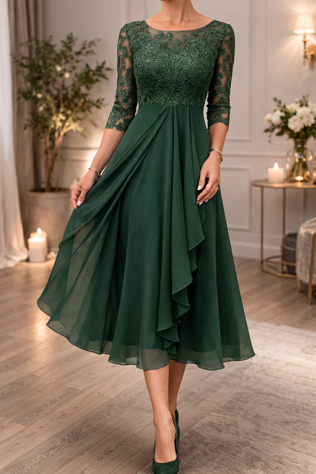 Rhiana™ | Elegant Lace Dress