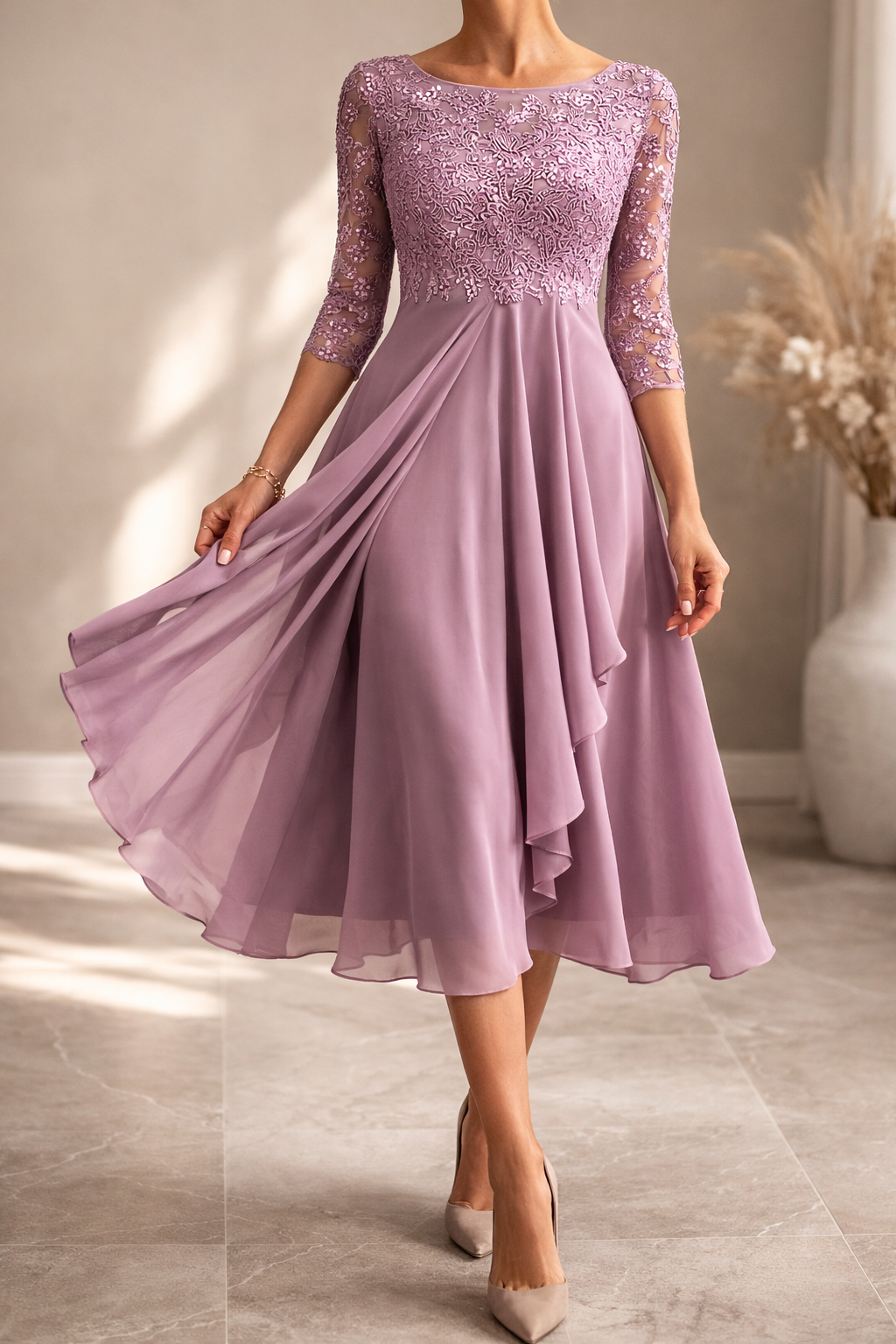 Rhiana™ | Elegant Lace Dress