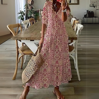 Paisley™  Chic Boho Midi Dress
