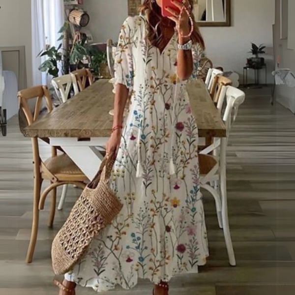 Paisley™  Chic Boho Midi Dress
