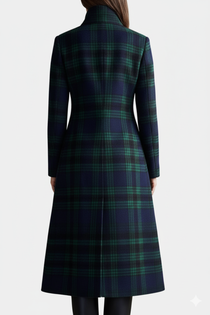 Audrey | Timeless Plaid Elegant Coat