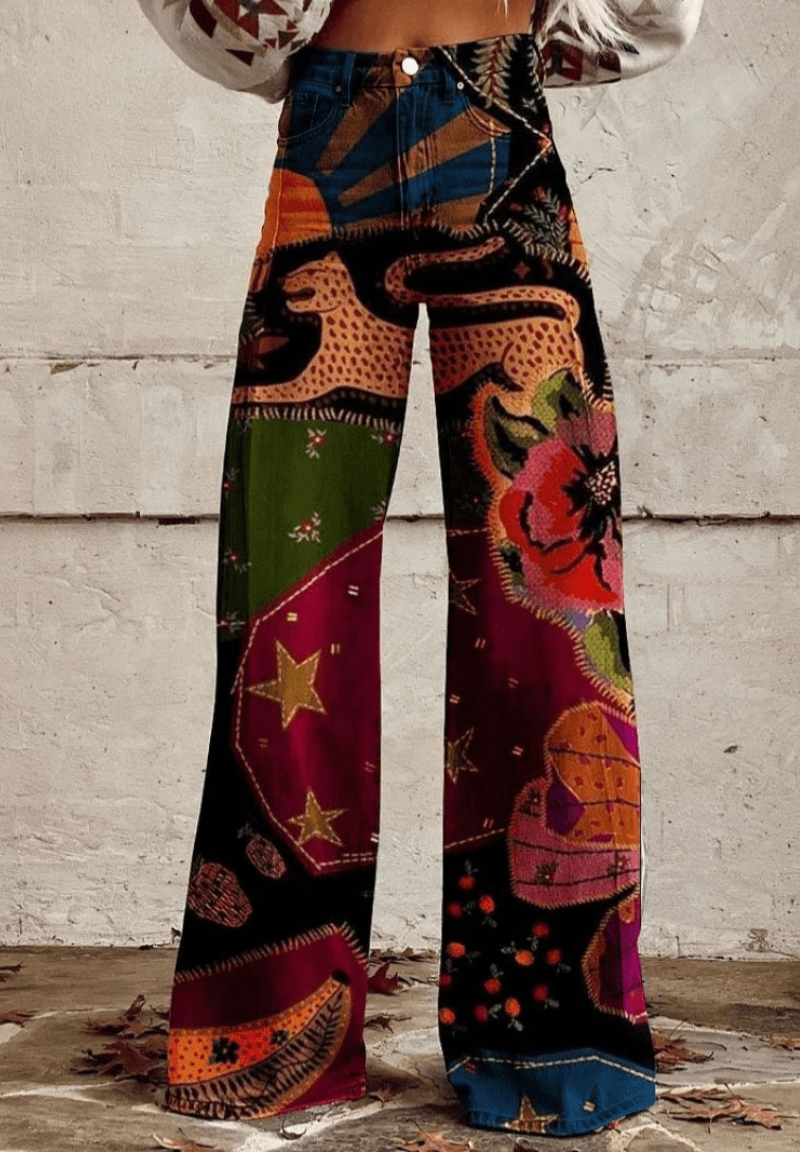 Flared vintage jeans