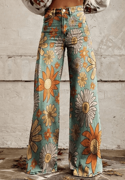 Flared vintage jeans