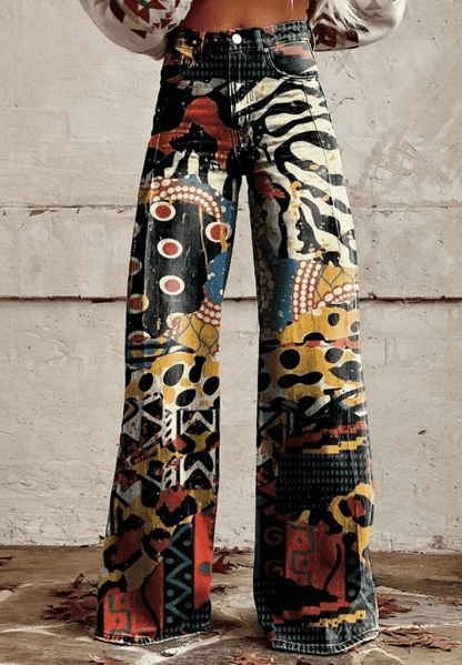 Flared vintage jeans