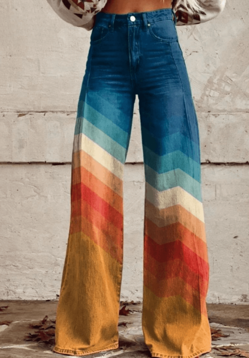 Flared vintage jeans