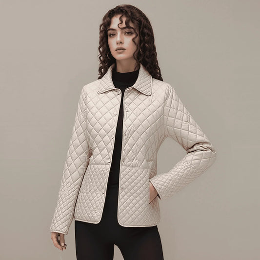 Evoke™ Quilted Jacket with Cotton and Quilted Texture / Sophistication and Lightness for Your Elegant Winter!