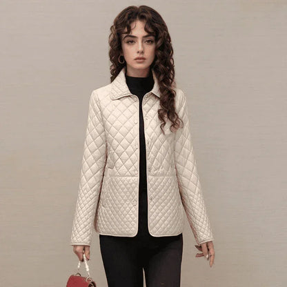Evoke™ Quilted Jacket with Cotton and Quilted Texture / Sophistication and Lightness for Your Elegant Winter!