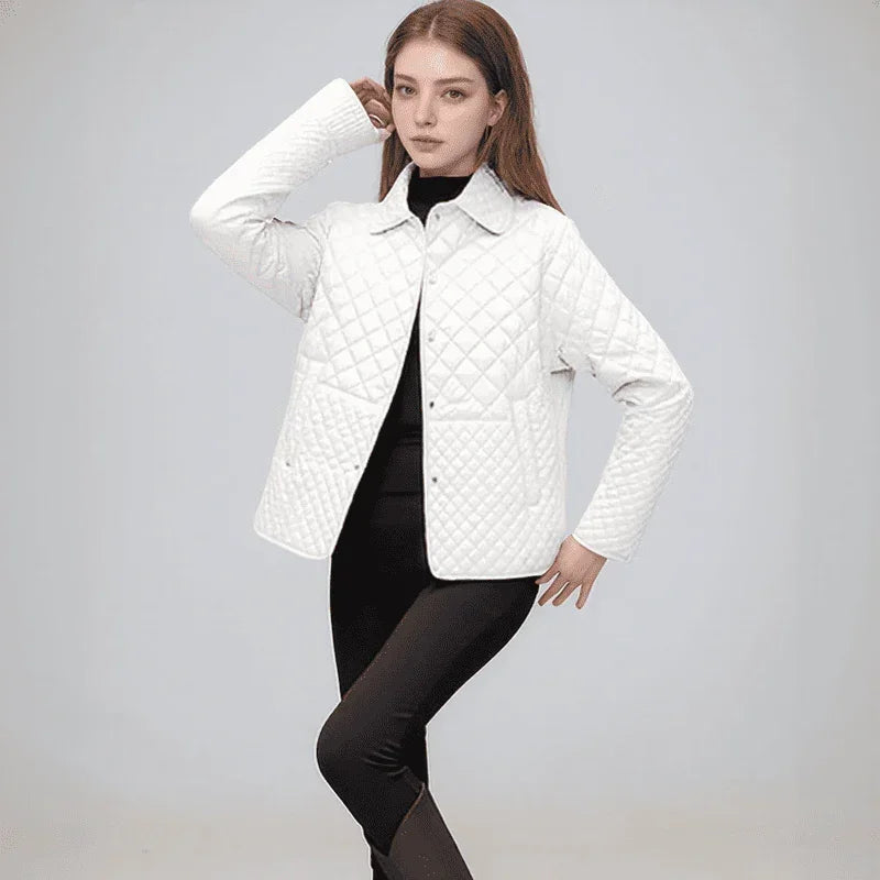 Evoke™ Quilted Jacket with Cotton and Quilted Texture / Sophistication and Lightness for Your Elegant Winter!