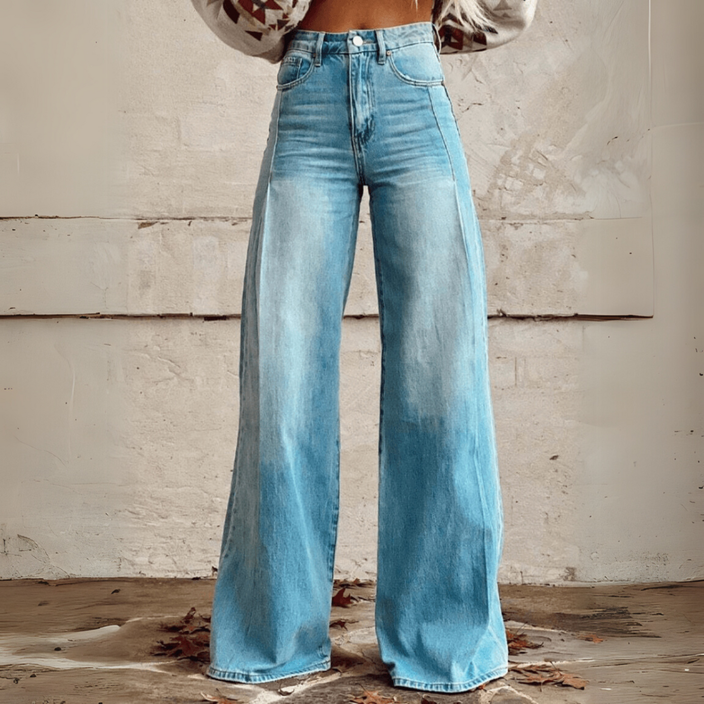 Flared vintage jeans